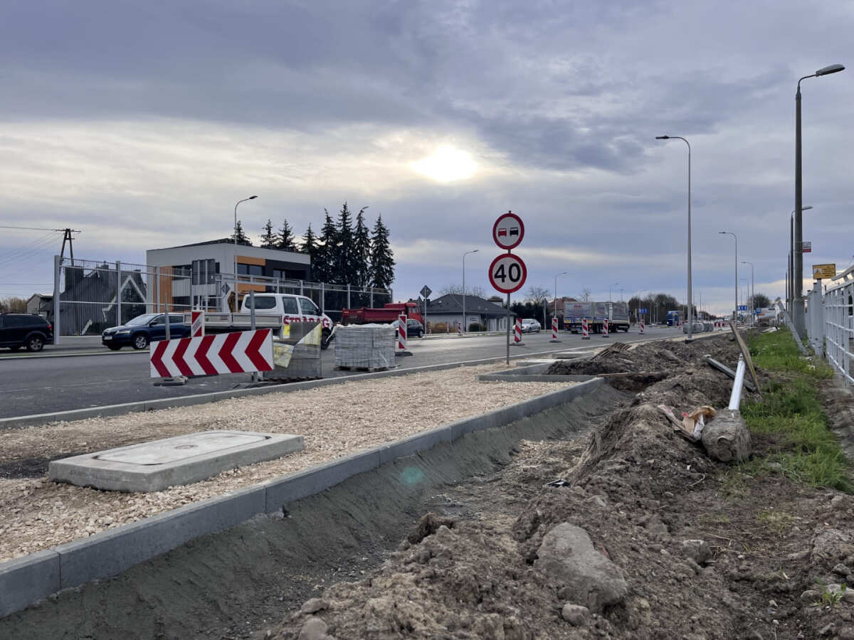Przebudowa ul. Warszawskiej w Rzeszowie [listopad 2023]